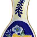 Blue Sky Ceramic Lemon Spoon Rest, Multicolor