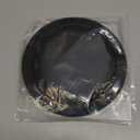 FDXGYH 2 Pack 6.5 Inch Speaker Grills Cover Metal Mesh Grill Horn Guard Protector Cover with Mounting Screws for Home/Car Audio [Black]