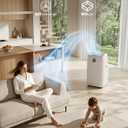 Portable Air Conditioners, 14,000 BTU Portable AC Unit for Room up to 650 Sq. Ft, 3 in 1 Small AC Unit with 24H Timer Smart Sleep Mode, Smart Stand up Air Conditioner for Bedroom(14,000 BTUs)