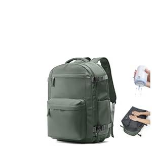 VGCUB Large Travel Work Business Backpack Carry on flight Approved 17 Inch Laptop Backpack for Women Men with Laptop Compartment Mochila de Viaje,Beige | Travel, Work, Business, 17 Inch