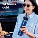 Hydro Flask Water Bottle - Insulated Stainless Steel - Wide Straw Lid, Non Spill, Leakproof in 24 Oz White