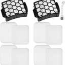 Leadaybetter UV900 Replacement Filters for Shark Performance Lift-Away UV850 UV950 DuoClean Upright Vacuum, Compare to Part # XHF320 & XFFK602UKT (2 HEPA+4 Foam+4 Felt Filter Set)