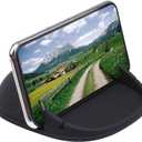Car Phone Holder, Anti-Slip Silicone Dashboard Car Pad Compatible with iPhone, Samsung, Android Smart Phones, GPS, KGs3 and More