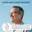 Hearing Aids for Seniors, Rechargeable OTC Hearing Aid with 16-Channel Digital Chips - Intelligent Noise Cancelling, Comfort Fit in Ear Canal & 7-Day Standby