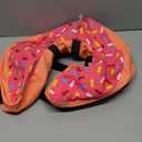 Supet Inflatable Dog Cone Collar Alternative After Surgery, Doggie Neck Donut Collar Recovery ECollar, Soft Dog Cone (XL, Donut Pink) (Neck 14"-18")