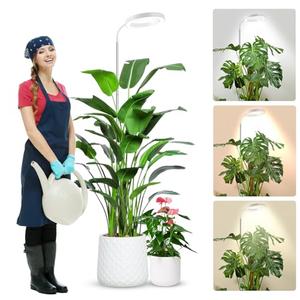 wolezek Grow Lights for Indoor Plants Full Spectrum, 80 LEDs 3 Colors Grow Light, 65in Large Plant Lights for Indoor Growing with 360°Gooseneck, 6/12/16H Timer, 5 Brightness, Height Adjustable, White