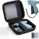 Mr. Pen- Price Tagging Gun with Case, Hangtag Attacher with 1008 Barbs, 2" Long Barbs Fasteners and 5 Needles, Blue & Black, Retail Pricing Tag Gun for Stores Consignment Garage Yard Sale