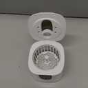 Moeila 45kHz Ultrasonic Retainer Denture Cleaner Machine, Fast Cleaning for Aligners, Mouth Guards, Braces, Toothbrush Heads & Jewelry, 200ML Dental Cleaning Pod, 4 Modes & Digital Timer, White