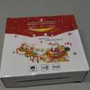 3 PCS Christmas Window Lights Decorations, Battery Powered Hanging Warm Lighted Star, Bell & Christmas Tree Shaped Shaped String LED Indoor for Xmas Tree, Window, Fireplace