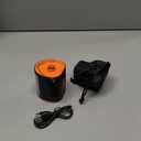 JOYROOM Air Pump for Inflatables, 3600 mAh Battery & Camping Light Portable Air Pump, 4.8kPa Ultra-Fast and Mini Electric Air Mattress Pump (Vivid Orange)