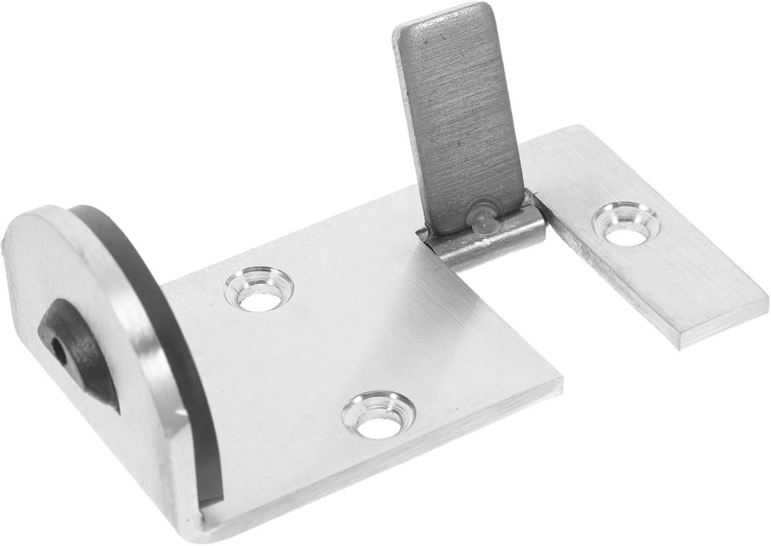 Door Stopper Floor Mount Heavy Duty Door Catch Locator for Exterior Doors Right Open Door Stop Holder Commercial Office Hardware 3.93 X 1.96 X 1.37 in