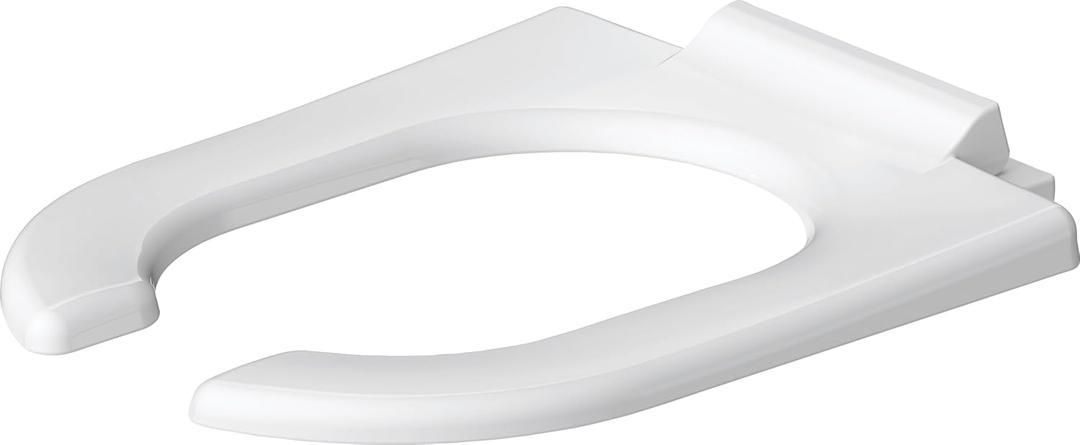 Seat ring Starck 3 whiteopen- front2-pieceplast.hingesSCel.