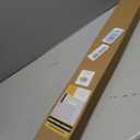UNISHADES No Drill Blinds for Windows 1" Vinyl L-Shaped Slats Cordless Mini Blinds for Home, for Window Size 33" W 36" H White