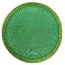 Glitter Braid Round Sparkle Polyester Placemat