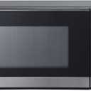 Panasonic NN-SB438S Compact Microwave Oven, 0.9 cft, Black Stainless Steel