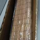 LazBlinds Cordless Blackout Bamboo Roman Shades, Room Darkening Blinds for Interior Windows, Thermal Insulated Roll Up Bamboo Blinds for Home & Patio, 32" W x 64" H, Penang Teak