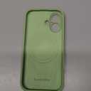 SuydanBox Magnetic for iPhone 17 Case, Compatible with MagSafe, [Full Camera Protection][Screen Protector] Silicone Shockproof Protective Phone Case for iPhone 17 6.3", Matcha