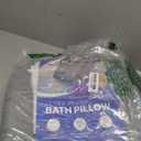 Everlasting Comfort Luxury Bath Pillow - Head, Neck, Back Soft Cushion for Bathtub, Spa & Relaxation (Gray)