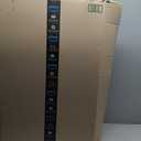 Oversized Folding Camping Chair for Adults, Supports 450 LBS Camping Chairs, Heavy Duty Camping Chair with Side Pockets, Foldable Outdoor Chair for Camping, Beach, Fishing, Hiking, Blue-Black (Single Pack)