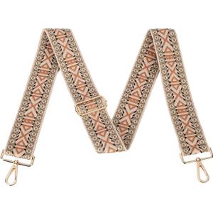 2 x Wide Purse Strap Replacement Crossbody Shoulder Bag Strap Adjustable Handbag Strap Replacement Belts Gold Hardware