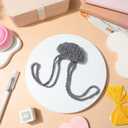 NUOBESTY Handwoven Nose Warmer Breathable Nose Cover for Men Women Antifreeze Nasal Mask to Keep Warm During Skiing Running and Outdoor Activities Grey