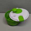 Salad Spinner, Fruit and Vegetable Washer, Spin and Dry Salad Greens, 3 QT Lettuce Spinner with Bowl and Mesh Basket