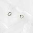 EurCross Clear Shower Curtain Liner 60 x 72, PVC-Free Waterproof PEVA Small Bathroom Shower Curtain Liner with 5 Magnets,10 Metal Holes