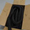 Automotive Wire Loom High Temperature Braided Wire Loom, Split-Sleeve Heat Resistant Wiring Loom Cord Cover for Harness Wires, Self-Wrapping Heavy Duty Sheathing Cable Management Black20ft-1/2inch