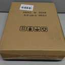 Califortree 8x10 Shadow Box Frame with Linen Back - Real Glass, Push Pins Included, Sturdy Rustic Memory Display Case, Fits 6.8x8.8 Inserts, Distressed White