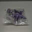 Blulu 10 Inches Purple Christmas Star Tree Topper Xmas Tree Topper Glitter Tree-top Star for Christmas Decorations