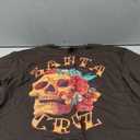 Vintage Santa Cruz California Tattoo CA Ink Skull T-Shirt (Small, Black)