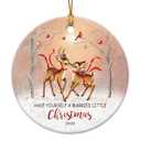 Married Christmas Ornament 2025 – Wedding Gifts for Couples, Our First Christmas as Mr and Mrs Ornament, His and Hers Gifts for Newlyweds - Just Married Couple Gift Ideas