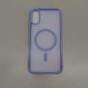 SUPFINE Magnetic for iPhone 16 Case (Compatible with MagSafe) (Military Grade Drop Protection) Slim Translucent Matte Shockproof Phone Cover,Blue Purple