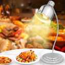 WICHEMI Food Heat Lamp Commercial Food Warmer Heat Lamp for Food 250W
