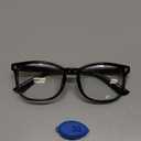 Gaoye Black Blue Light Glasses for Computer & Gaming - Anti UV Ray Lenses, Scratch-Resistant & Comfort Fit (Medium)