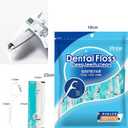 2 x 100 Count Dental Floss Picks Flossers for Adults Kids Independent Packaging Disposable Portable Household Travel Use Tensile