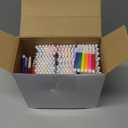 Watersay 720 Pcs Mini Markers Bulk Colored Pen 3.4 Inch Vibrant Colors Portable Short Colored Markers Assorted Multicolor Watercolor Marker Pen for Adult Office Supplies (6 Colors)