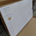 Black Bathroom Mirror for Wall, 60" x 36" Large Framed Rectangle Mirror with Beveled Stereoscopic Aluminum Alloy Frame, Wall Mirror for Hotel Double Vanity, Barber Shop (Horizontal/Vertical)