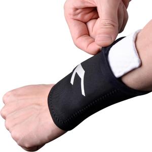 COOLOMG Baseball Softball Wrist Guards with Panel Shield Protective Handband for Batting and Fielding,1 Piece (Small, Black)