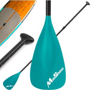 SUP Paddle - Adjustable 3 Pieces Stand Up Paddle Board Paddle with Unique Lock Design Floating Alloy Shaft Paddleboard Paddle, Standard