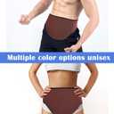 Paterr 8 Pcs Ostomy Belt Bag Cover with Adjustable Elastic Ostomy Support Belt and Inner Pocket to Hold Pouch Support for Men Women Sport and Swimming