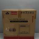 36 Electric Fireplace Mantel Freestanding Electric Fireplace, Remote Control, Adjustable Led Flame, 750W/1500w PEARLWHITE