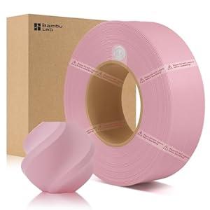 ENOMAKER Bamboo Lab PLA Matte Filament Refill Ash Gray 11102 1.75mm, 3D Printer Filament with RFID for AMS, Easy to Print & Beginner Friendly, Grey 3D Printing Consumables 1kg Spool (2.2lbs)