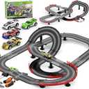 Slot Car Race Track Sets, 2 HighSpeed Track Cars, Lap Counter, Birthday Gift for Kids Boys Girls Ages 6 7 8 9 12