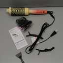 Farery 1.77-Inch Thermal Brush - Ceramic Ionic Heated Round Brush for 90's Full-Bodied Style, Volumizing, Smooth Hair & Natural Curls, Dual MCH Heating, Digital Display, 9 Temperature, Dual Voltage