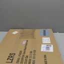 LZRS 2-Panel Wooden Free Standing Foldable Dog Gate Indoor  Solid Hardwood 24" High, Step-Over Safety Pet Gate for Doorways, Stairs & Small Spaces - Indoor Use, Oak