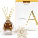 AGRARIA PetiteEssence Flower and Reed Diffuser Set, Hand Crafted Sola Flower Botanical Home Fragrance Set, Scented Oil Gift for All Occasions Balsam