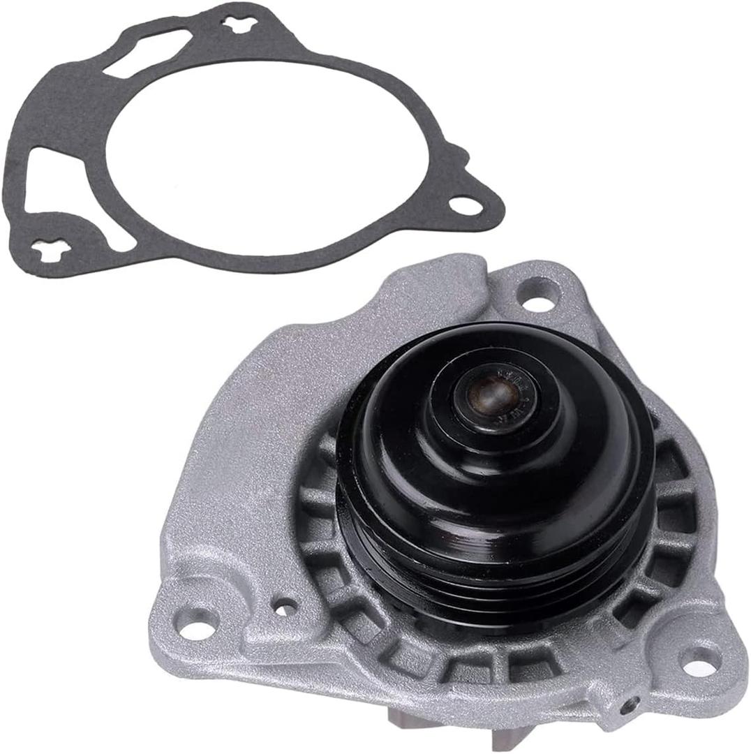 AUQDD AW6250 Professional Water Pump Kit With Gasket Fit For (Engine 3.0L V6 Vin G) 2009-2012 Ford Escape,10-12 Fusion [2009-2011 Mazda Tribute ] 09-11 Mercury Mariner,2010-2011 Milan
