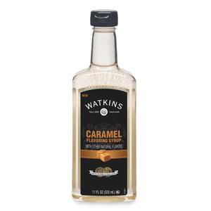 Watkins Caramel Syrup, 11 fl oz (Pack of 12)