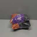 EOBOH 100PCS Halloween Beads, Purple Black Orange Bead Party Favors, 33" Halloween Toy Necklaces Accessories, Festival Parade Throw Accessories for Trick or Treat Decorations,Pack Of 2